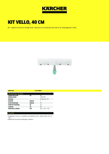 Informations sur le produit