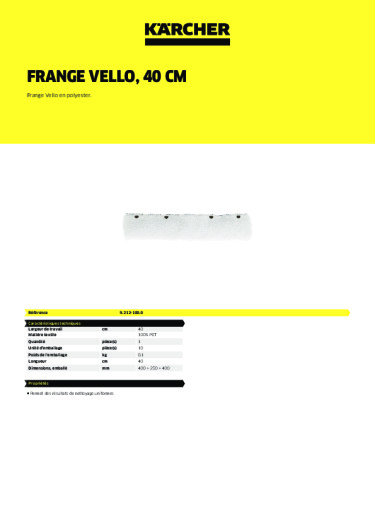 Informations sur le produit