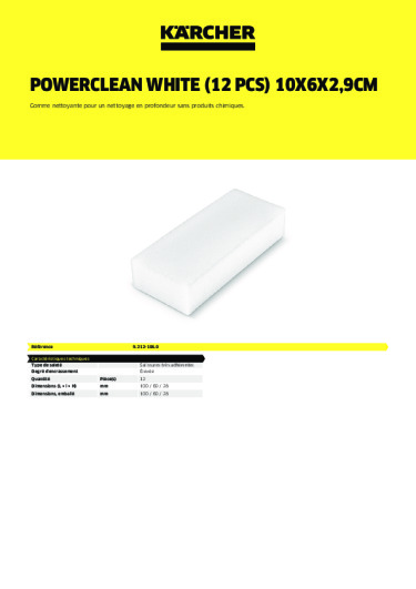 Informations sur le produit