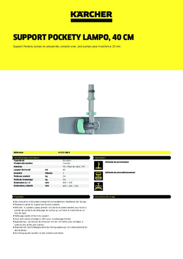 Informations sur le produit