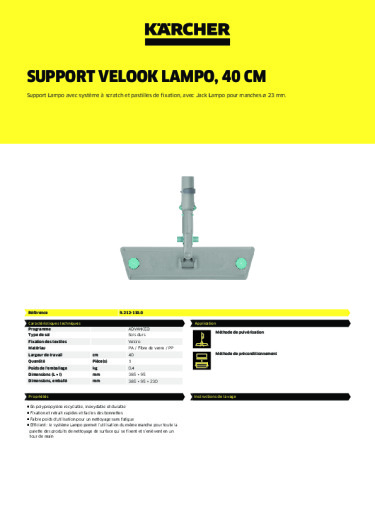 Informations sur le produit