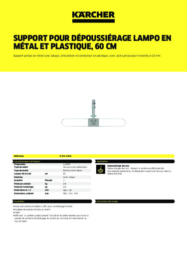 Informations sur le produit