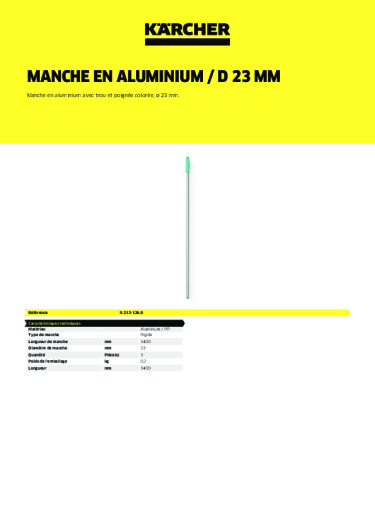 Informations sur le produit