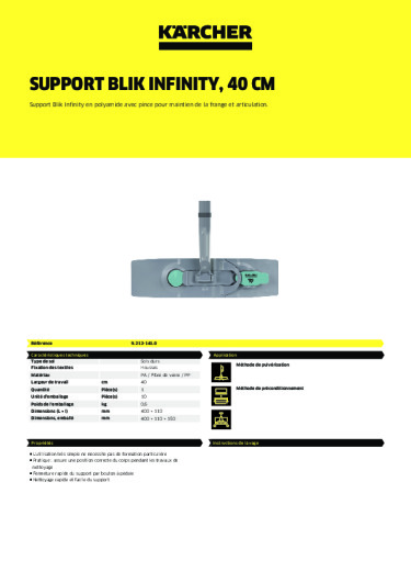 Informations sur le produit