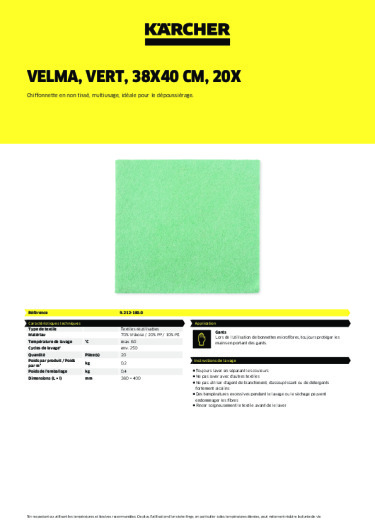 Informations sur le produit