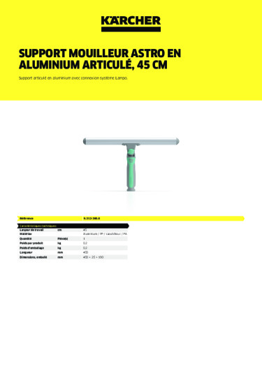 Informations sur le produit