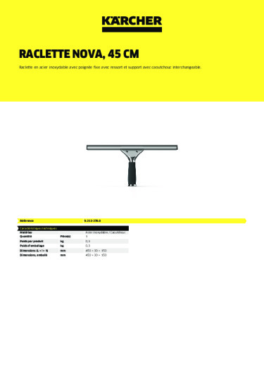 Informations sur le produit