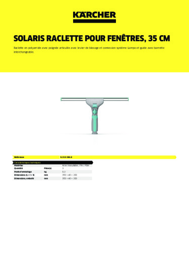 Informations sur le produit