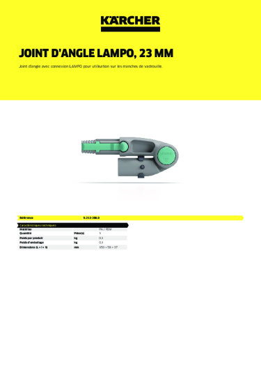 Informations sur le produit