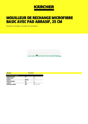 Informations sur le produit