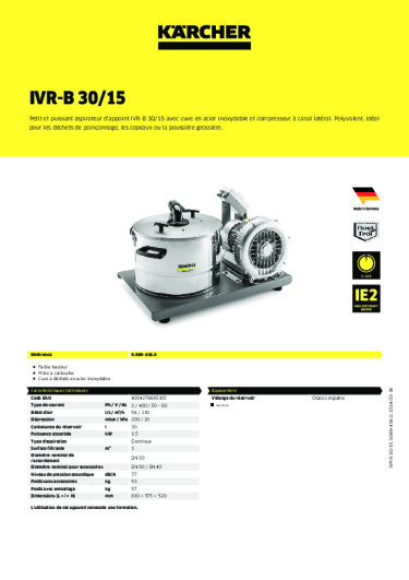 Informations sur le produit