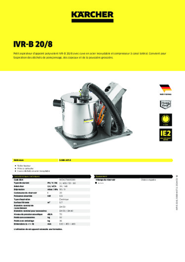 Informations sur le produit