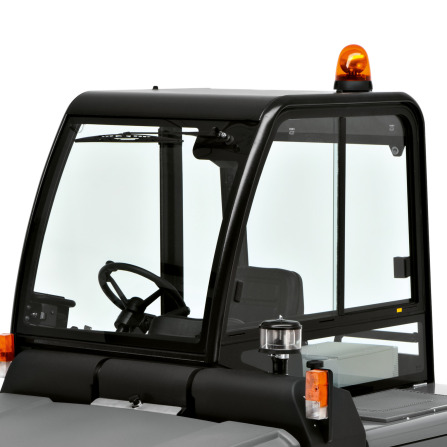 Comfort cabine met rondom beglazing