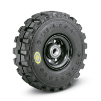 Jeu de roues caoutchouc plein