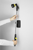 Fixation murale pour lance avec extension