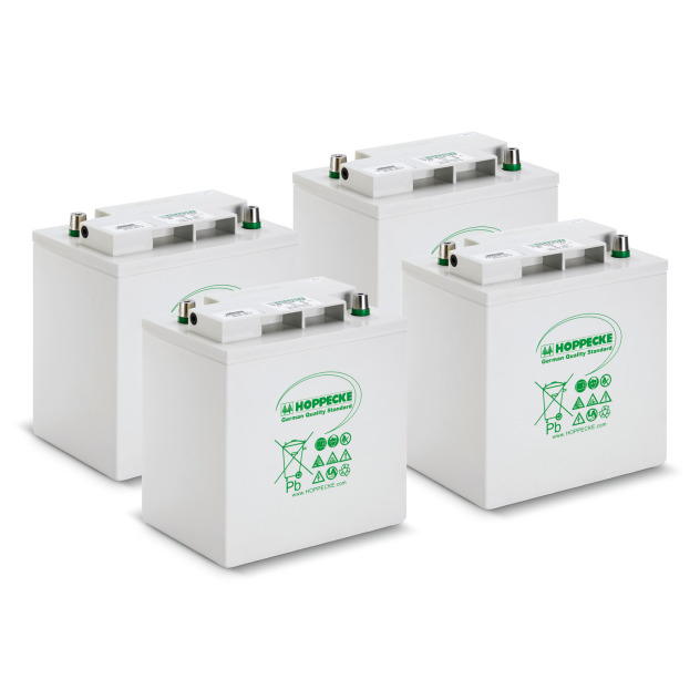 Jeu de batteries, 24 V, 170 Ah, Sans maintenance