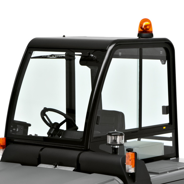 Comfort cabine met rondom beglazing