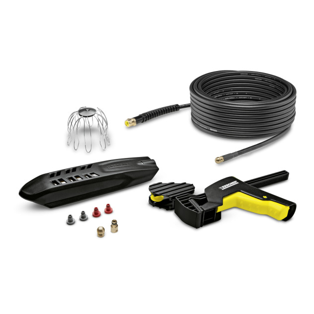 Set de nettoyage de gouttières et de canalisations PC 20