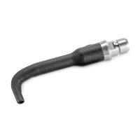 Hoekmondstuk kort L2P Ø4mm / 90°