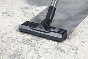 Omschakelbare nat- en droogzuigmond met parkeerstand