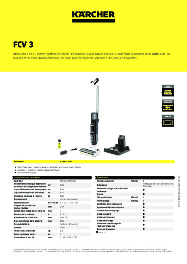 Informations sur le produit