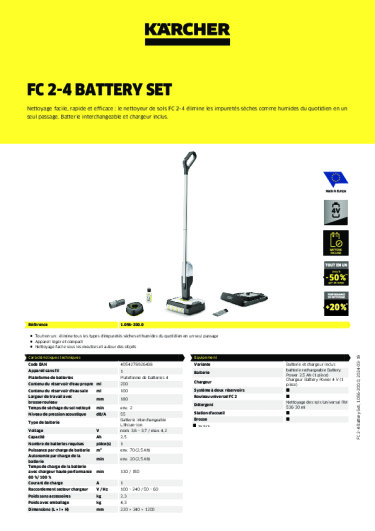 Informations sur le produit