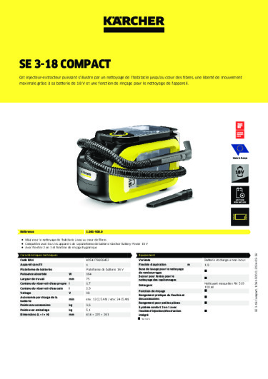 Informations sur le produit