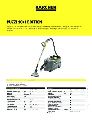 Informations sur le produit