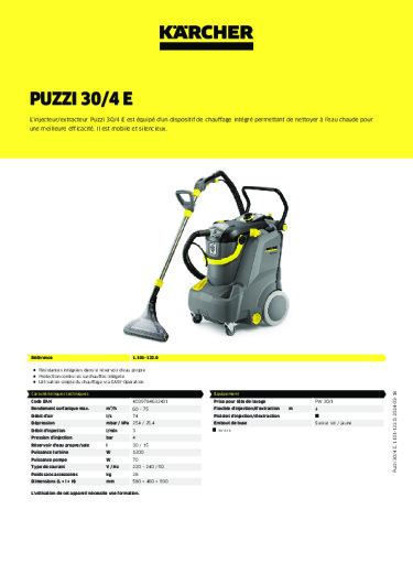 Informations sur le produit