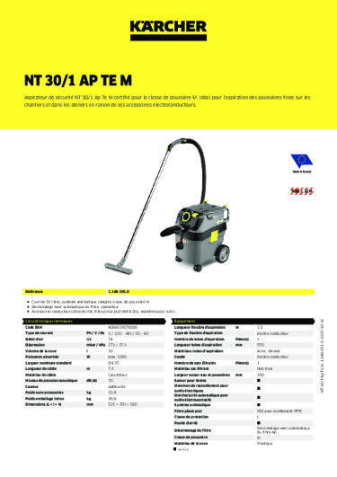 Informations sur le produit