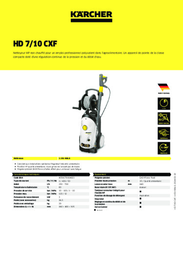 Informations sur le produit