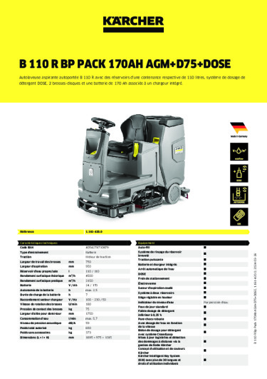 Informations sur le produit