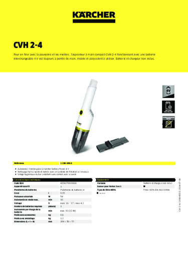 Informations sur le produit