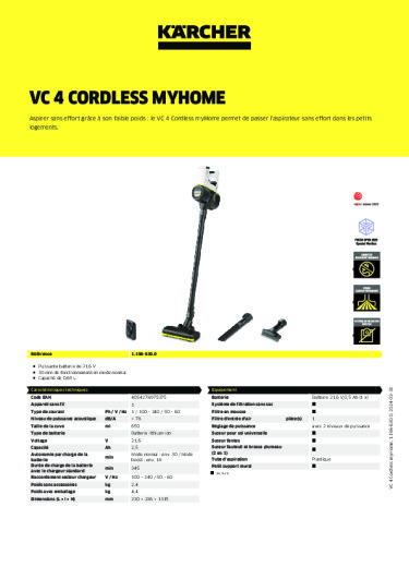 Informations sur le produit