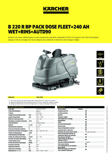 Informations sur le produit