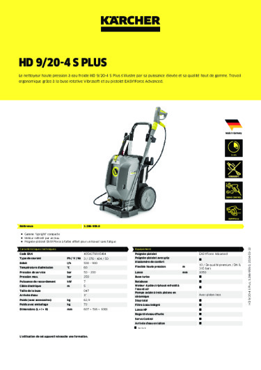 Informations sur le produit