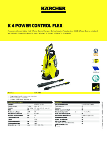 Informations sur le produit