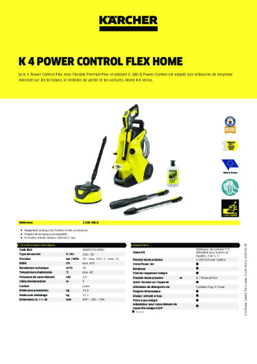 Informations sur le produit