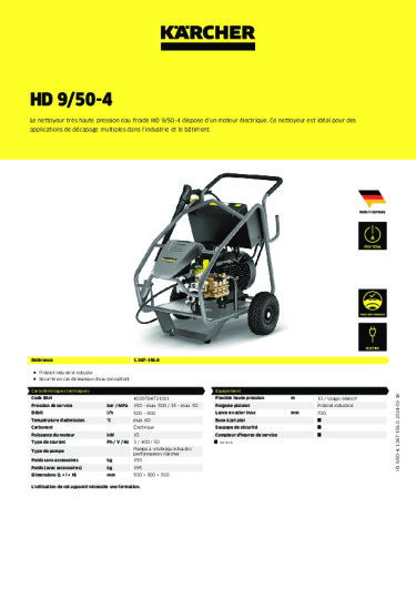 Informations sur le produit