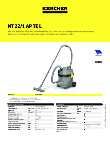 Informations sur le produit