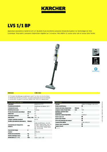 Informations sur le produit