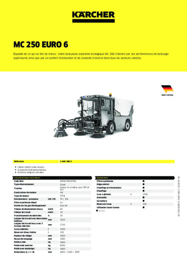 Informations sur le produit