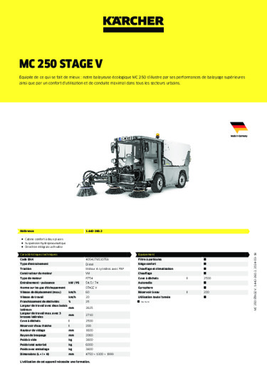 Informations sur le produit