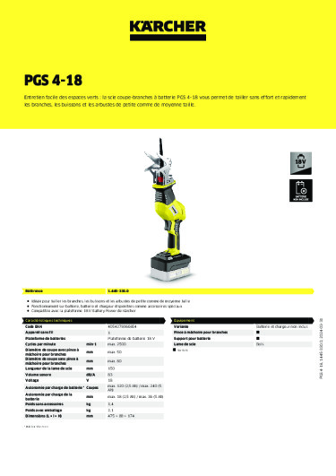 Informations sur le produit