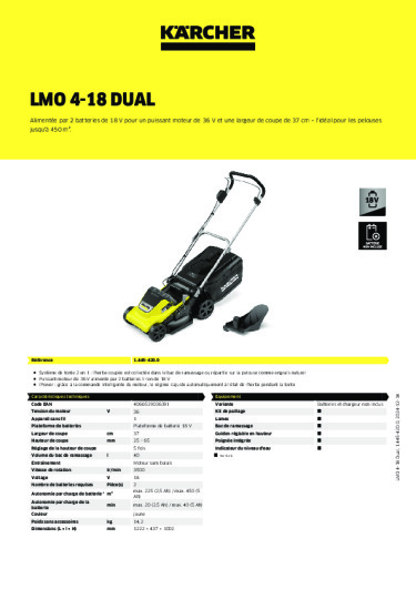 Informations sur le produit