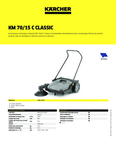 Informations sur le produit