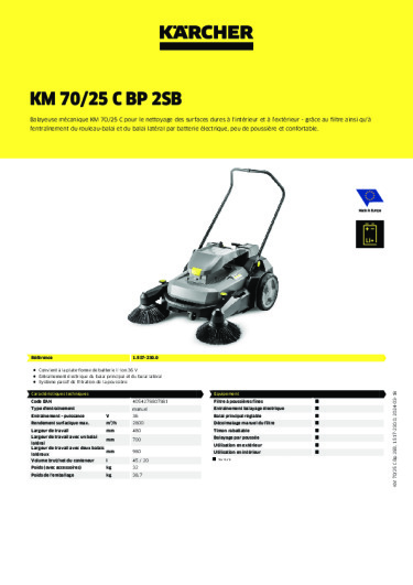 Informations sur le produit