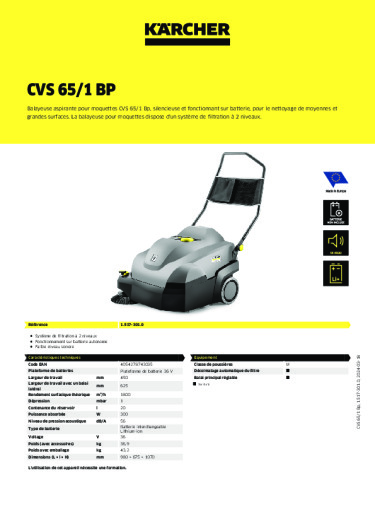 Informations sur le produit