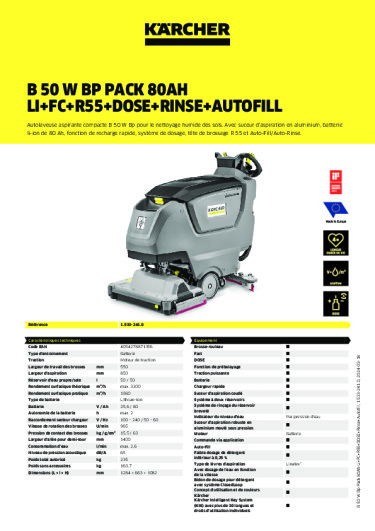 Informations sur le produit