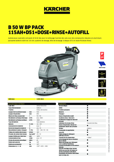 Informations sur le produit